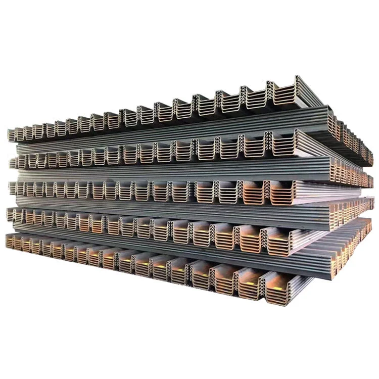 Standard Larsen Steel Sheet Pile Price Per Ton Type 3 Type 2 6m 9m 12m Length Hot Rolled Steel Sheet Piles