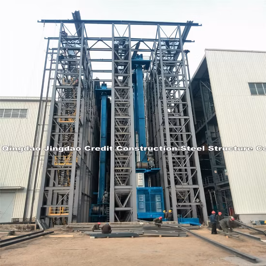 Bâtiment en acier d'entrepôt d'usine préfabriqué en métal moderne modulaire préfabriqué industriel bon marché avec structure de bâtiment en panneau composite sandwich en laine de roche